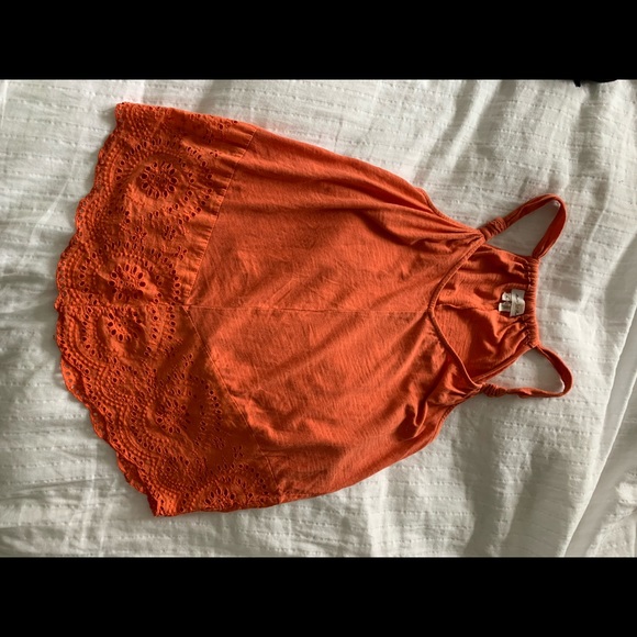 Meadow Rue Eyelet Tank Top XS - Picture 6 of 6